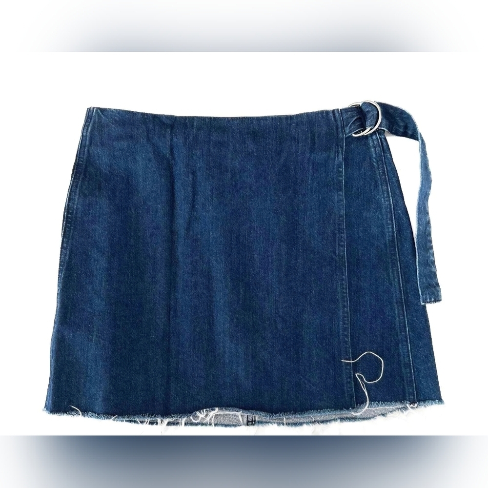Madewell Blue Denim Mini Skirt